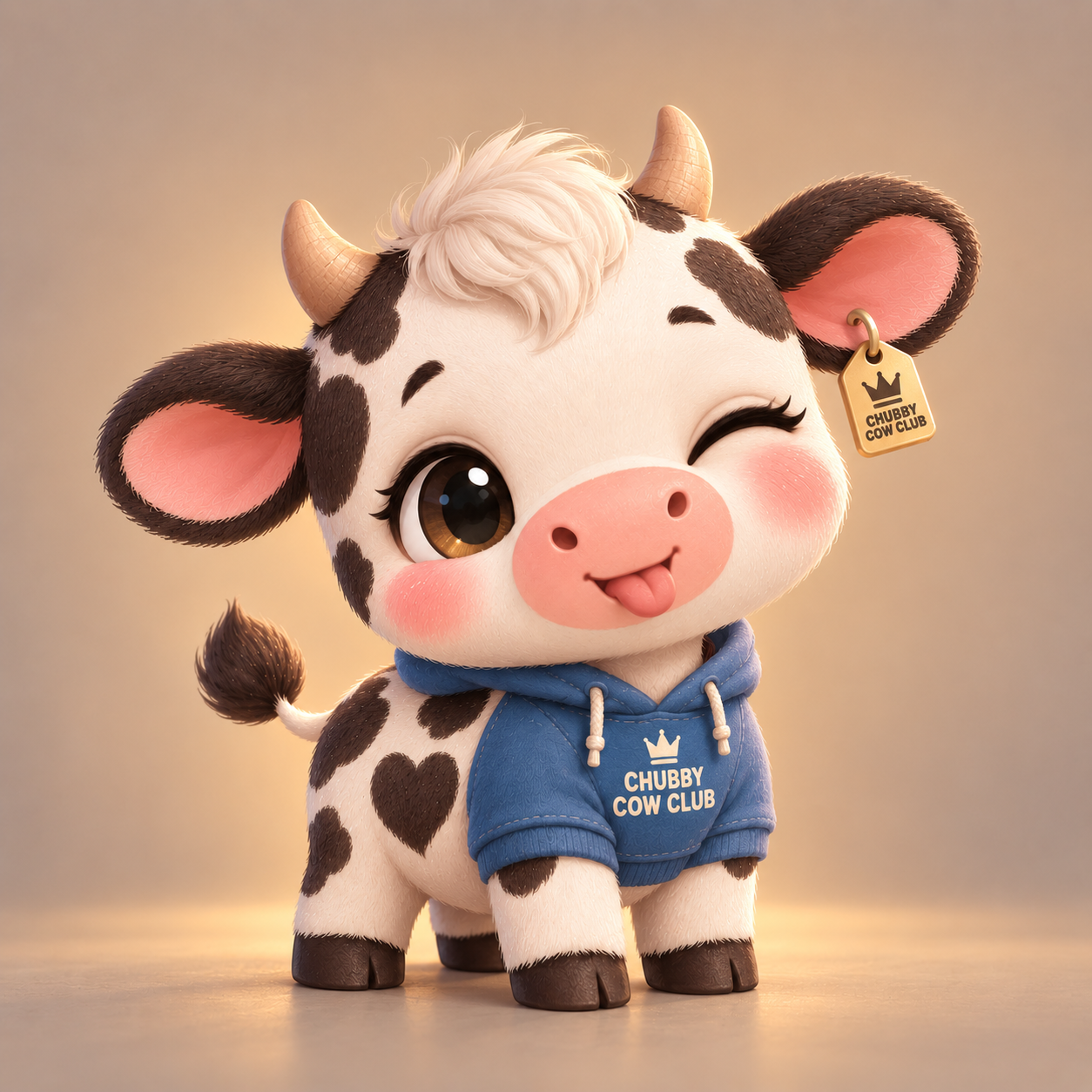 Rainbow Chubby Cow